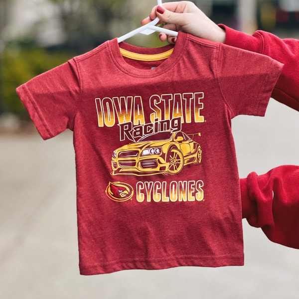 Colosseum Toddler Iowa State Cy Cyclones Cardinal Racing T-Shirt